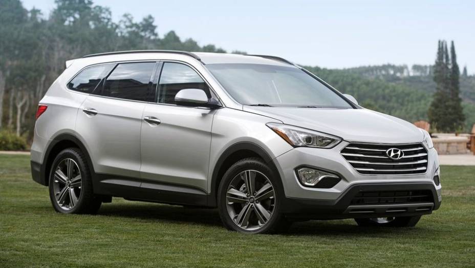 10º - Hyundai Santa Fe - Unidades vendidas mundialmente em 2012: 237.562 - Unidades vendidas no Brasil em 2012: 4.440 | <a href="%20https://beta-develop.quatrorodas.abril.com.br/noticias/mercado/honda-cr-v-suv-mais-vendido-mundo-2012-737748.shtml" rel="migration">Leia mais</a>