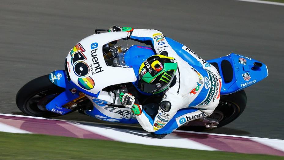 Pol Espargaro (Tuenti HP 40) ficou com a pole na Moto2 | <a href="https://beta-develop.quatrorodas.abril.com.br/moto/noticias/motogp-lorenzo-garante-pole-catar-738025.shtml" rel="migration">Leia mais</a>