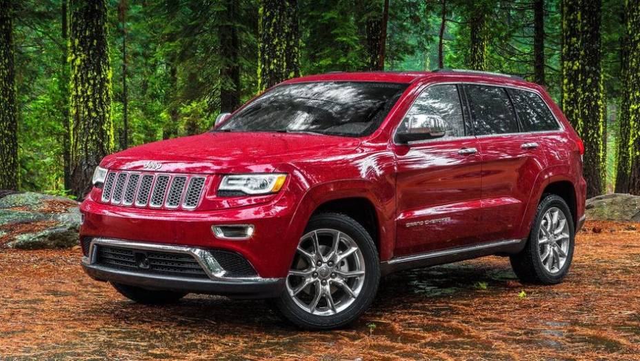 SUVs médios de 2 fileiras - 2013 Jeep Grand Cherokee - Preço inicial nos EUA: US$ 28.795 - Preço inicial no Brasil: R$ 159.900 | <a href="%20https://beta-develop.quatrorodas.abril.com.br/noticias/mercado/gm-domina-premio-best-cars-for-families-2013-738171.shtml" rel="migration">Leia mai</a>