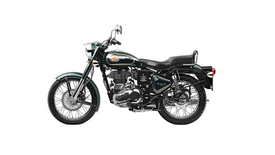 Uma motocicleta retro aperfeiçoada e completa | <a href="https://beta-develop.quatrorodas.abril.com.br/moto/noticias/royal-enfield-lanca-bullet-500-2013-739487.shtml" rel="migration">Leia mais</a>