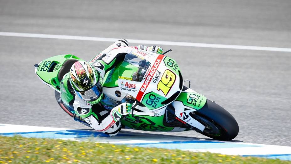 Alvaro Bautista foi o sexto | <a href="https://beta-develop.quatrorodas.abril.com.br/moto/noticias/motogp-lorenzo-garante-pole-jerez-740522.shtml" rel="migration">Leia mais</a>