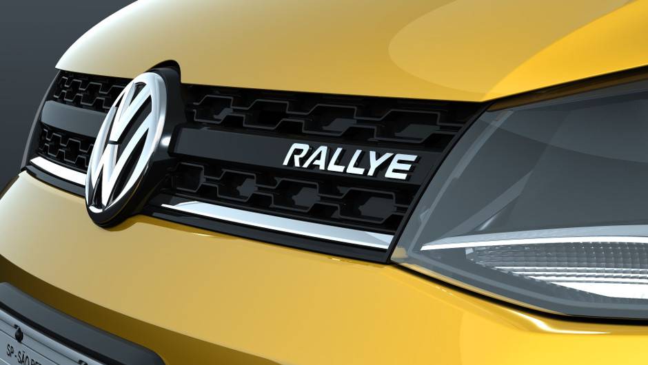 A grade do tipo colm&eacute;ia traz a identifica&ccedil;&atilde;o da vers&atilde;o Rallye. Leia mais