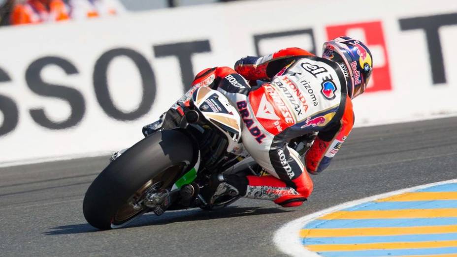 Stefan Bradl obteve o quinto lugar | <a href="https://beta-develop.quatrorodas.abril.com.br/moto/noticias/motogp-pedrosa-lidera-treinos-le-mans-741656.shtml" rel="migration">Leia mais</a>