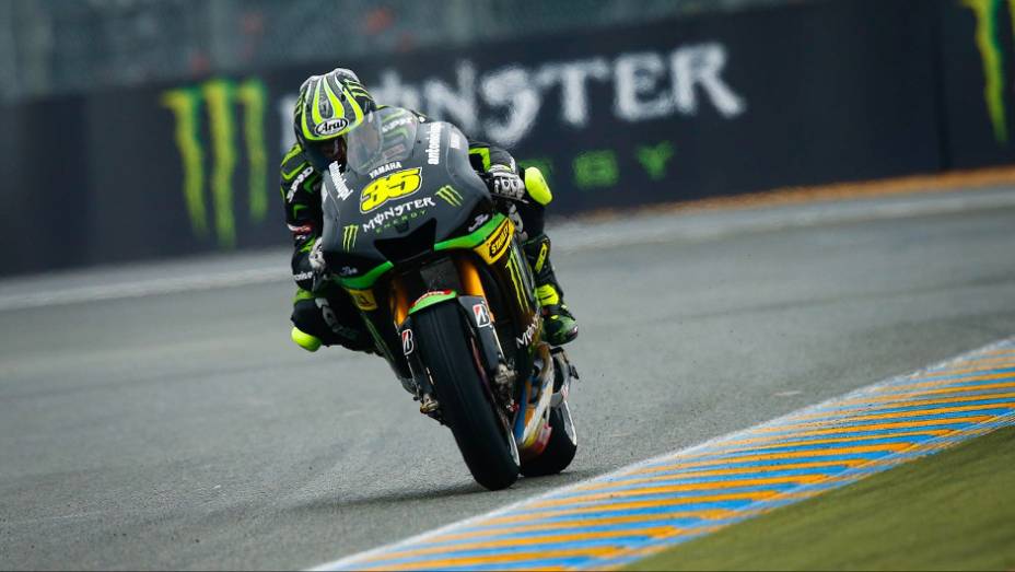 Cal Crutchlow (Monster Yamaha Tech 3) garantiu o segundo lugar | <a href="https://beta-develop.quatrorodas.abril.com.br/moto/noticias/motogp-pedrosa-vence-corrida-le-mans-741797.shtml" rel="migration">Leia mais</a>