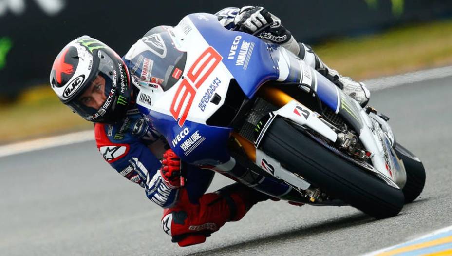 Jorge Lorenzo (Yamaha Factory Racing) terminou a prova em sétimo | <a href="https://beta-develop.quatrorodas.abril.com.br/moto/noticias/motogp-pedrosa-vence-corrida-le-mans-741797.shtml" rel="migration">Leia mais</a>