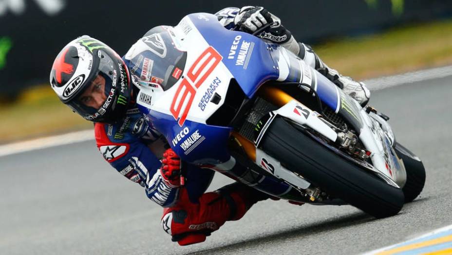 Jorge Lorenzo (Yamaha Factory Racing) terminou a prova em s&eacute;timo | <a href="https://beta-develop.quatrorodas.abril.com.br/moto/noticias/motogp-pedrosa-vence-corrida-le-mans-741797.shtml" rel="migration">Leia mais</a>