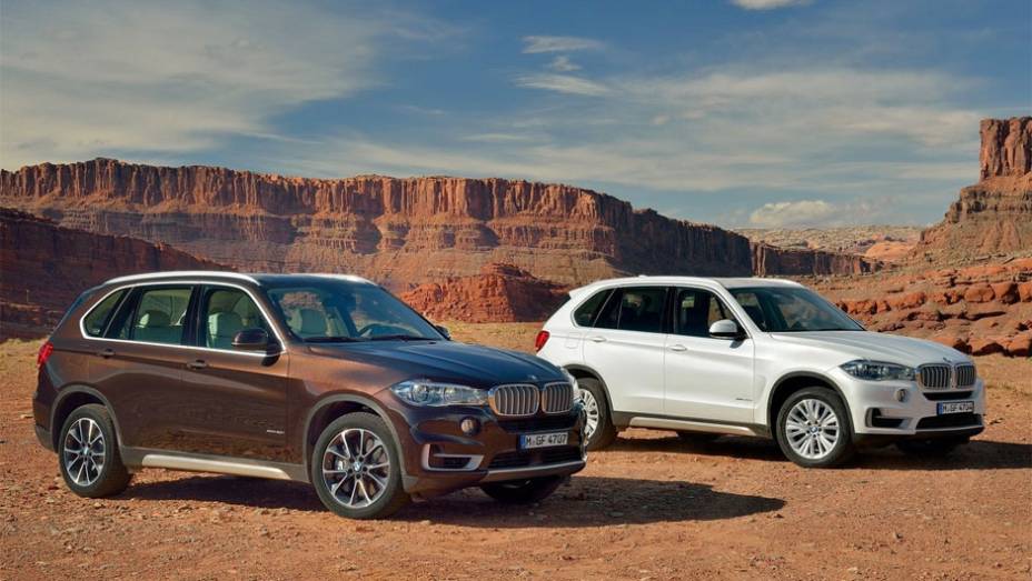 Novo BMW X5 estará disponível a partir de novembro deste ano | <a href="https://beta-develop.quatrorodas.abril.com.br/saloes/frankfurt/2013/bmw-x5-2014-753162.shtml" rel="migration">Leia mais</a>