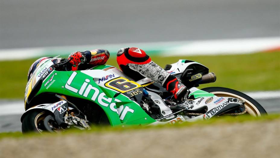 O alemão Stefan Bradl (LCR Honda MotoGP) ficou com o oitavo tempo | <a href="https://beta-develop.quatrorodas.abril.com.br/moto/noticias/motogp-yamaha-domina-treino-mugello-742926.shtml" rel="migration">Leia mais</a>