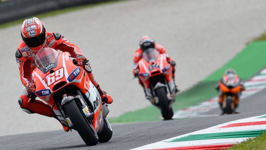 Nicky Hayden largar&aacute; em oitavo | <a href="https://beta-develop.quatrorodas.abril.com.br/moto/noticias/motogp-pedrosa-garante-pole-mugello-742928.shtml" rel="migration">Leia mais</a>