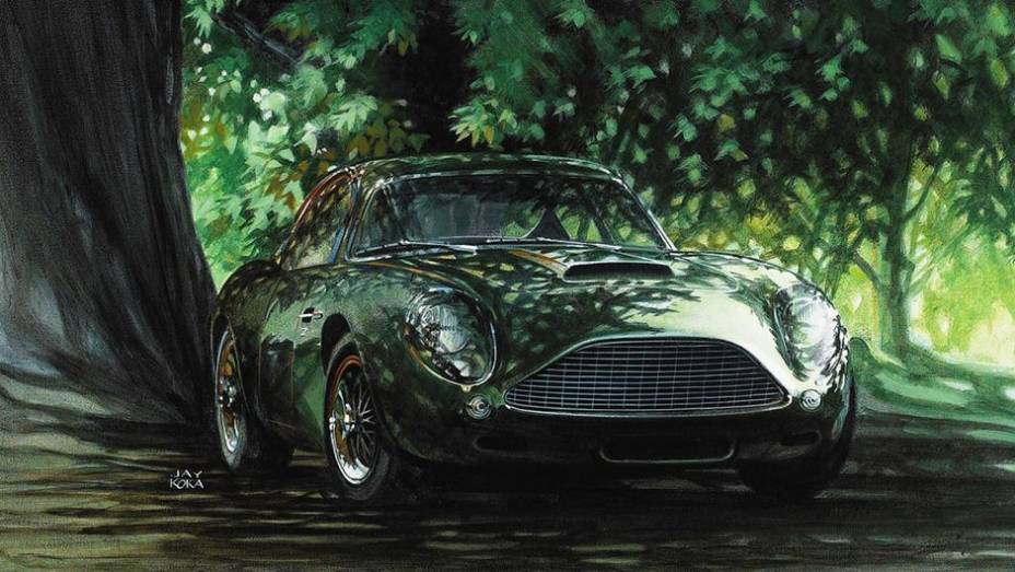 "One Thousand Shades of Green" - por Jay Koka | <a href="https://beta-develop.quatrorodas.abril.com.br/noticias/mercado/carros-aston-martin-viram-obra-arte-743790.shtml" rel="migration">Leia mais</a>