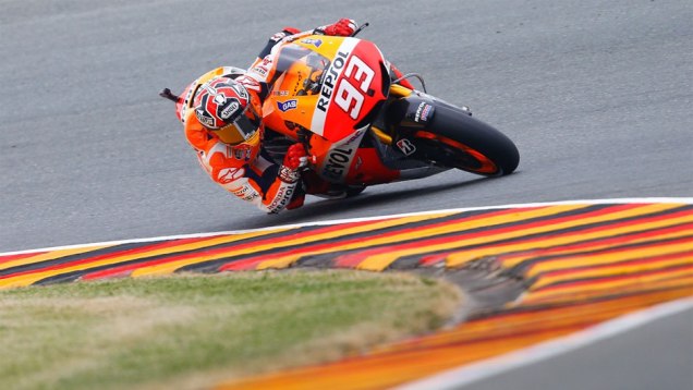 Marc M&aacute;rquez (Repsol Honda Team) garantiu a pole position na Alemanha | <a href="https://beta-develop.quatrorodas.abril.com.br/moto/noticias/motogp-marquez-conquista-pole-alemanha-746854.shtml" rel="migration">Leia mais</a>