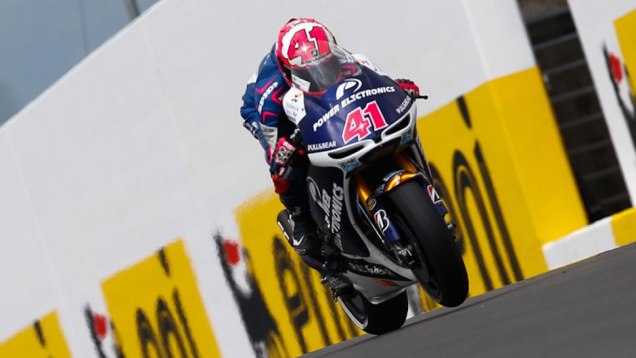 Aleix Espargar&oacute; (Power Electronics Aspar) ficou com o quinto lugar no grid de largada | <a href="https://beta-develop.quatrorodas.abril.com.br/moto/noticias/motogp-marquez-conquista-pole-alemanha-746854.shtml" rel="migration">Leia mais</a>