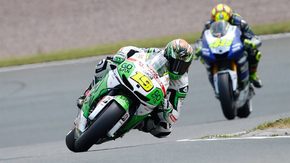 Alvaro Bautista (GO & FUN Honda Gresini) ficou com o oitavo tempo na Alemanha | <a href="https://beta-develop.quatrorodas.abril.com.br/moto/noticias/motogp-marquez-conquista-pole-alemanha-746854.shtml" rel="migration">Leia mais</a>