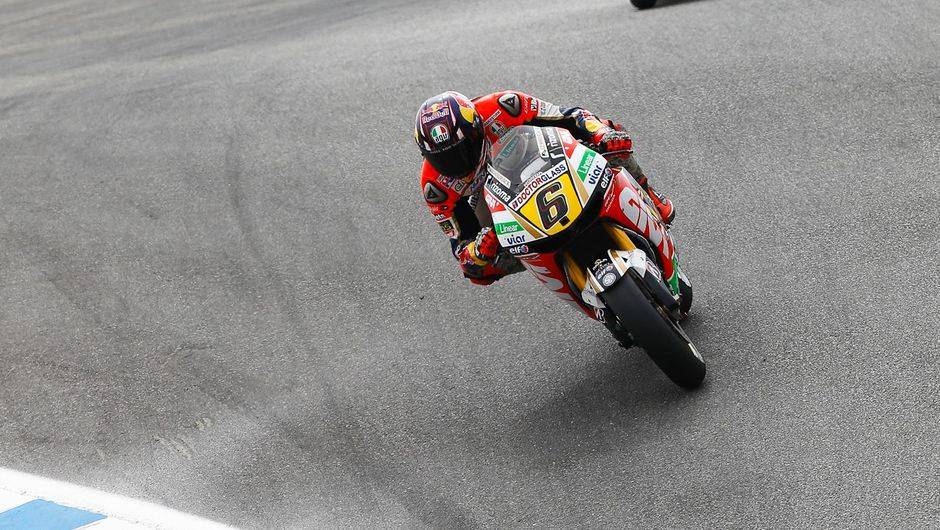 A segunda coloca&ccedil;&atilde;o ficou com o alem&atilde;o Stefan Bradl (LCR Honda MotoGP) | <a href="https://beta-develop.quatrorodas.abril.com.br/moto/noticias/motogp-marquez-lidera-laguna-seca-747560.shtml" rel="migration">Leia mais</a>