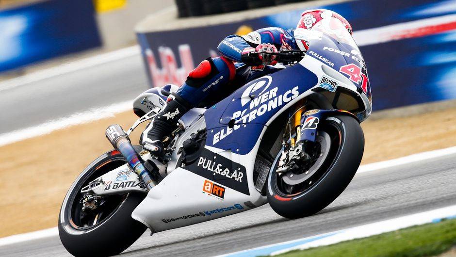 Aleix Spargar&oacute; (Power Electronics Aspar) fechou em s&eacute;timo | <a href="https://beta-develop.quatrorodas.abril.com.br/moto/noticias/motogp-marquez-lidera-laguna-seca-747560.shtml" rel="migration">Leia mais</a>
