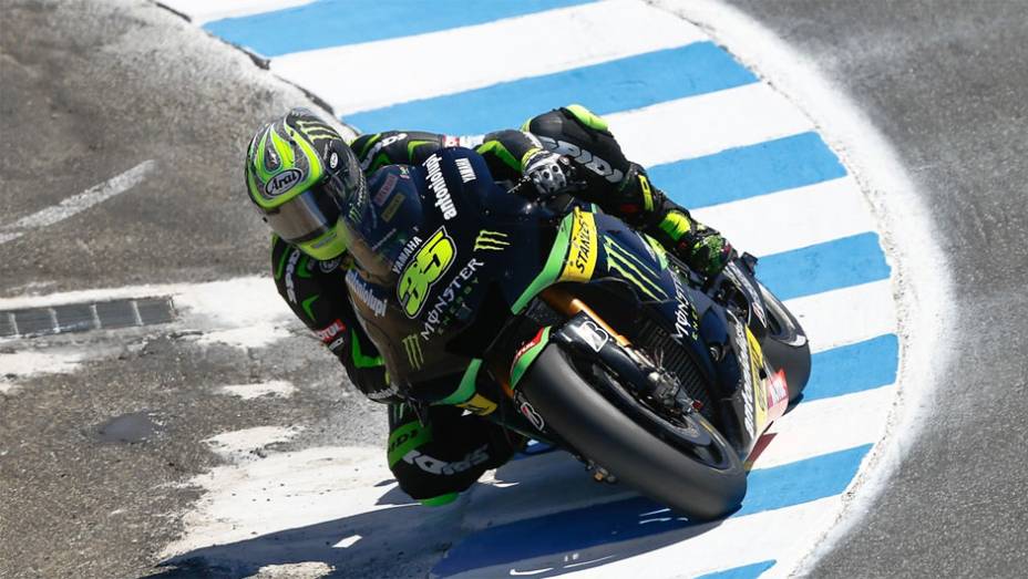 Cal Crutchlow (Monster Yamaha Tech 3) ficou com o quinto lugar | <a href="https://beta-develop.quatrorodas.abril.com.br/moto/noticias/motogp-bradl-surpreende-pole-eua-747594.shtml" rel="migration">Leia mais</a>