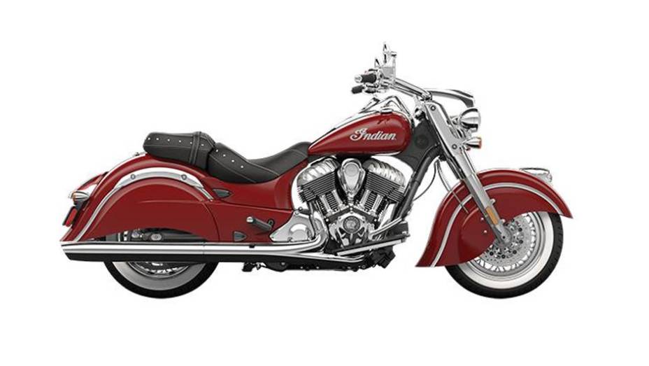 Na nova Indian Chief Classic destaca-se o novo motor de Thunder Stroke 111 | <a href="https://beta-develop.quatrorodas.abril.com.br/moto/noticias/indian-chief-classic-2014-749944.shtml" rel="migration">Leia mais</a>