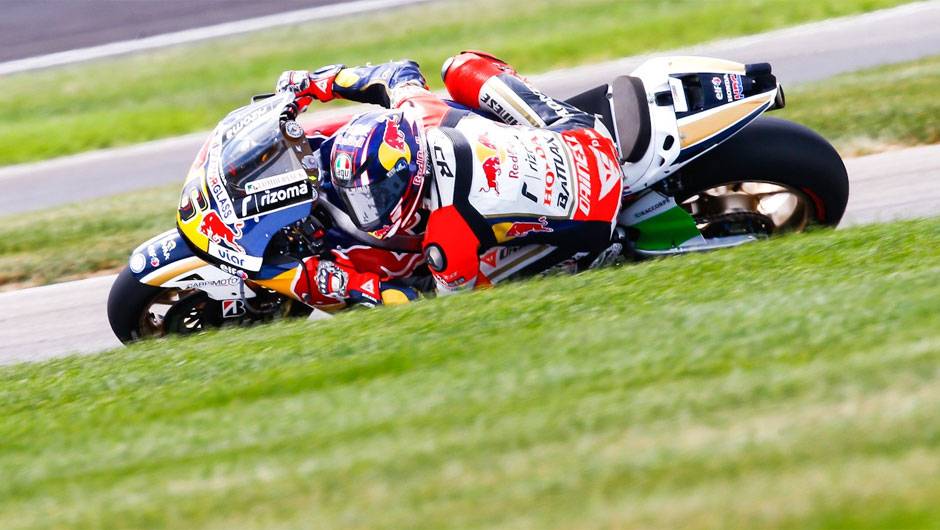 Stefan Bradl foi o oitavo nos EUA | <a href="https://beta-develop.quatrorodas.abril.com.br/moto/noticias/motogp-marquez-pole-indianapolis-750328.shtml" rel="migration">Leia mais</a>