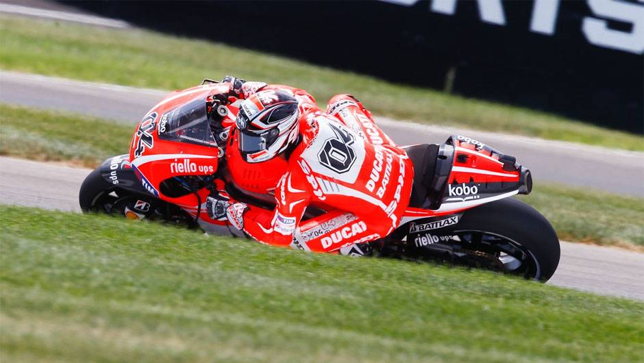 Andrea Dovizioso foi o d&eacute;cimo | <a href="https://beta-develop.quatrorodas.abril.com.br/moto/noticias/motogp-marquez-pole-indianapolis-750328.shtml" rel="migration">Leia mais</a>