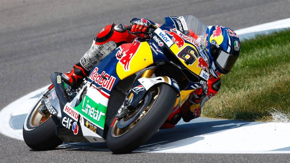 Stefan Bradl ficou com o sétimo lugar | <a href="https://beta-develop.quatrorodas.abril.com.br/moto/noticias/motogp-marquez-vence-indianapolis-750342.shtml" rel="migration">Leia mais</a>