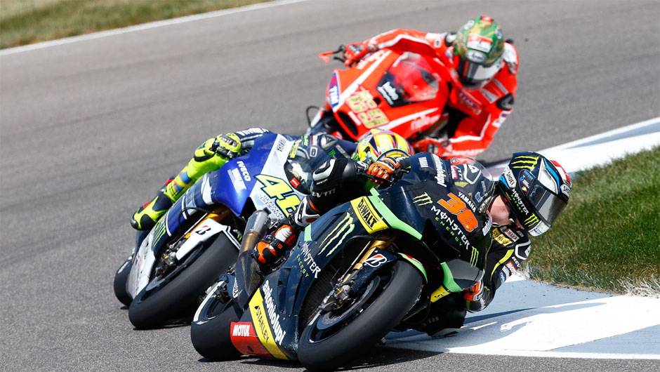 Bradley Smith foi o oitavo | <a href="https://beta-develop.quatrorodas.abril.com.br/moto/noticias/motogp-marquez-vence-indianapolis-750342.shtml" rel="migration">Leia mais</a>