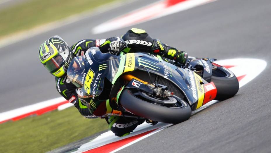 Cal Crutchlow (Monster Yamaha Tech 3) encerrou o dia em sexto | <a href="https://beta-develop.quatrorodas.abril.com.br/moto/noticias/motogp-lorenzo-lidera-sexta-feira-751904.shtml" rel="migration">Leia mais</a>