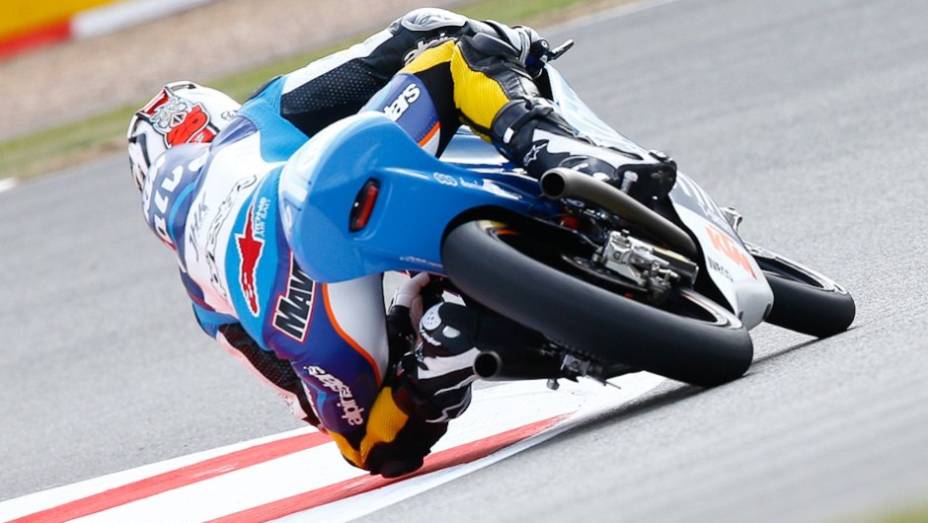 Por fim, Maverick Viñales (Team Calvo) liderou o pelotão da Moto3 | <a href="https://beta-develop.quatrorodas.abril.com.br/moto/noticias/motogp-lorenzo-lidera-sexta-feira-751904.shtml" rel="migration">Leia mais</a>