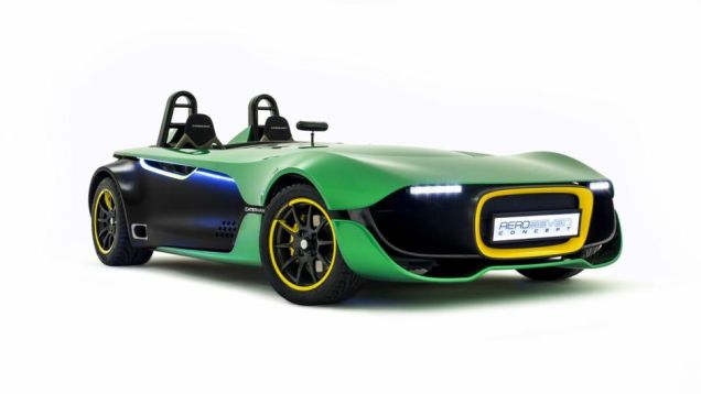 Um dia depois de as primeiras imagens do AeroSeven concept circularem pela Internet, a Caterham desfez o mist&eacute;rio e apresentou o carro oficialmente | <a href="https://beta-develop.quatrorodas.abril.com.br/noticias/fabricantes/caterham-apresenta-aeroseven-concept-754703" rel="migration"></a>
