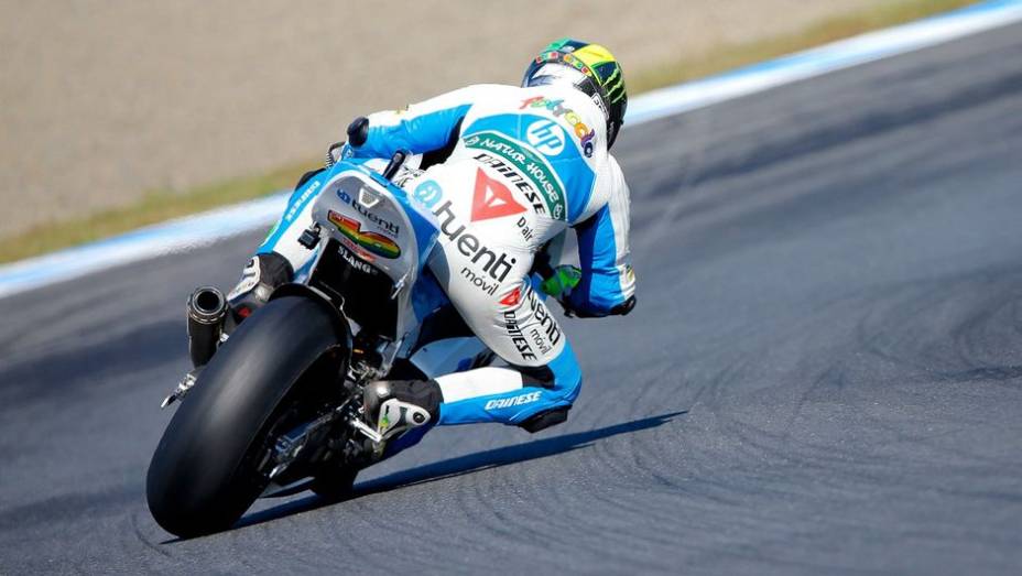 Por outro lado, a Moto2 já conhece seu campeão de 2013: Pol Espargaró | <a href="https://beta-develop.quatrorodas.abril.com.br/moto/noticias/motogp-definicao-titulo-fica-ultima-prova-758422.shtml" rel="migration">Leia mais</a>