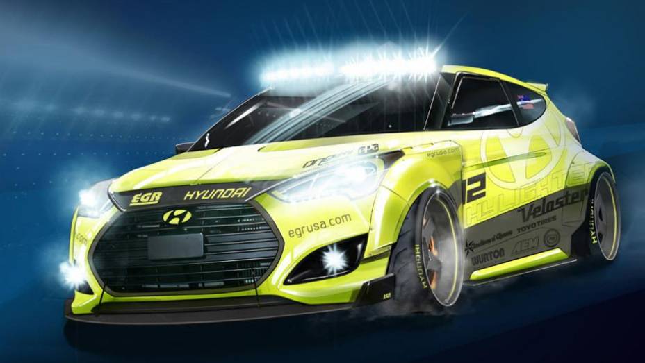 Hyundai Yellowcake Veloster Turbo | <a href="https://beta-develop.quatrorodas.abril.com.br/noticias/fabricantes/hyundai-anuncia-veloster-turbo-egr-night-racer-755640.shtml" rel="migration">Leia mais</a>