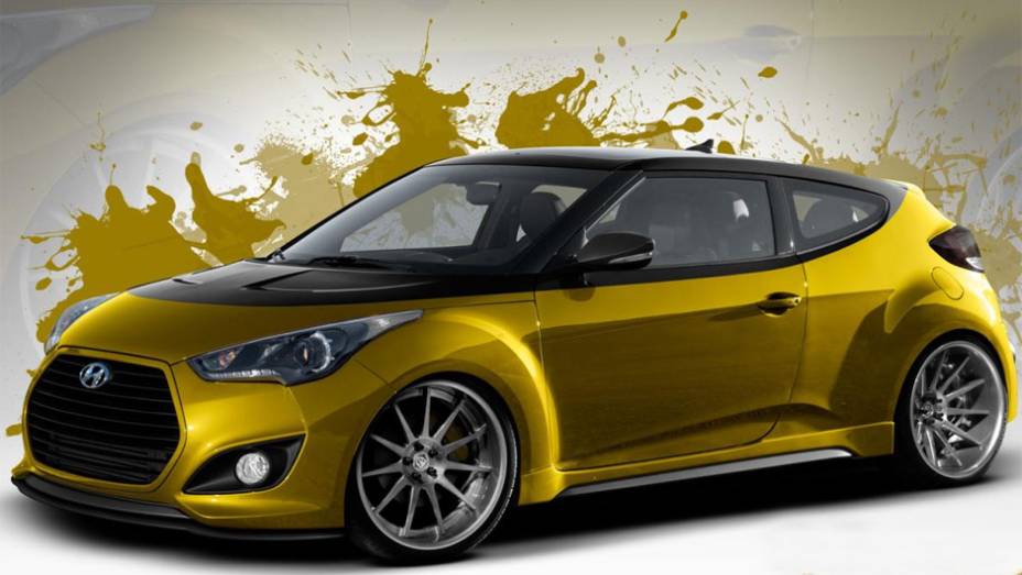 Fox Marketing Hyundai Veloster Turbo | <a href="https://beta-develop.quatrorodas.abril.com.br/noticias/fabricantes/hyundai-mostra-veloster-370-cv-sema-757846.shtml" rel="migration">Leia mais</a>