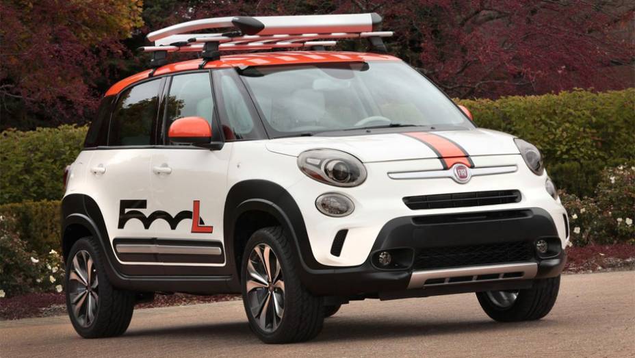 Fiat 500L Adventurer | <a href="https://beta-develop.quatrorodas.abril.com.br/noticias/fabricantes/chrysler-revela-cinco-modelos-sema-show-758764.shtml" rel="migration">Leia mais</a> | <a href="https://beta-develop.quatrorodas.abril.com.br/galerias/especiais/sema-show-2013-parte-2-759077.shtml" rel="migration">Vej</a>