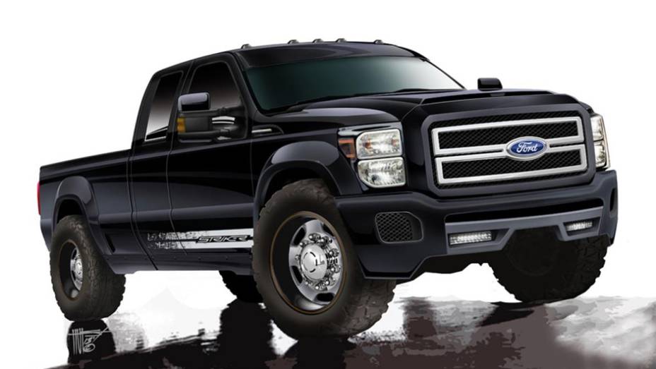 Ford F-250 Hulst Customs | <a href="https://beta-develop.quatrorodas.abril.com.br/noticias/fabricantes/ford-mostrara-picapes-sema-show-759058.shtml" rel="migration">Leia mais</a>