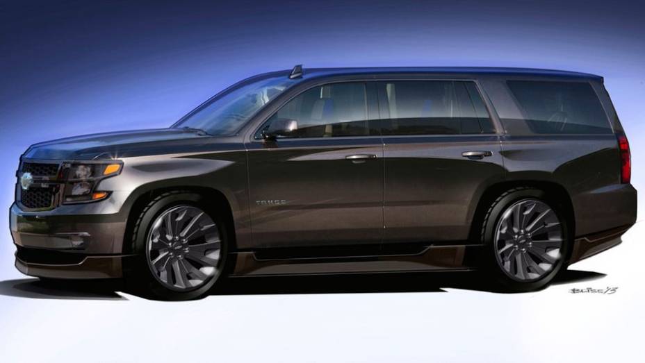 Chevrolet Tahoe Black concept | <a href="https://beta-develop.quatrorodas.abril.com.br/noticias/fabricantes/chevrolet-revela-mais-novidades-sema-show-759265.shtml" rel="migration">Leia mais</a> | <a href="https://beta-develop.quatrorodas.abril.com.br/galerias/especiais/sema-show-2013-parte-1-759076" rel="migration"></a>