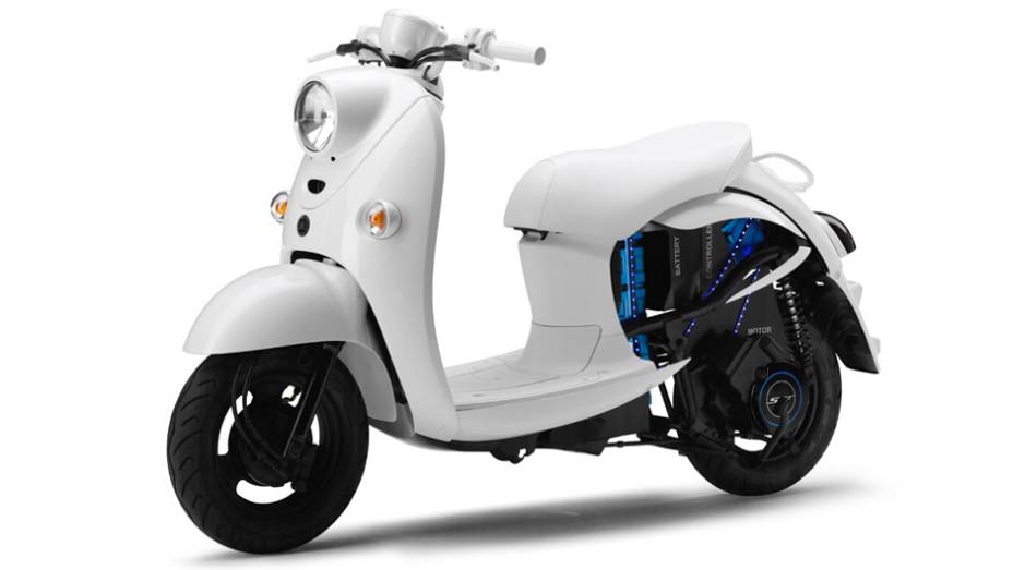 Yamaha EVino | <a href="https://beta-develop.quatrorodas.abril.com.br/moto/noticias/yamaha-mostra-modelos-salao-toquio-760140.shtml" rel="migration">Leia mais</a>