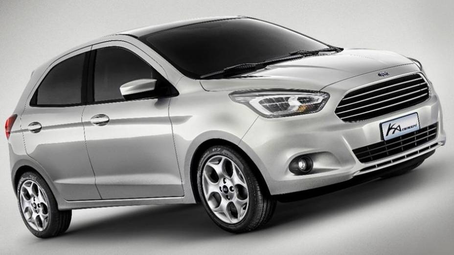 O Ka Concept, modelo que antecipa as linhas do futuro sucessor do Ka, foi mostrado oficialmente numa cerimônia organizada pela Ford em Camaçari (Bahia) | <a href="https://beta-develop.quatrorodas.abril.com.br/carros/lancamentos/ford-ka-concept-760160.shtml" rel="migration"></a>