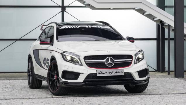 A Mercedes-Benz apresentou no Sal&atilde;o de Los Angeles o GLA 45 AMG concept | <a href="https://beta-develop.quatrorodas.abril.com.br/noticias/saloes/los-angeles-2013/mercedes-benz-revela-gla-45-amg-concept-760785.shtml" rel="migration">Leia mais</a>