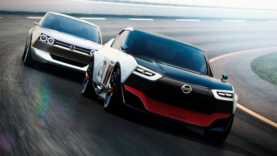 Com linhas que remetem ao cl&aacute;ssico Skyline GT-R, os modelos dotados de tra&ccedil;&atilde;o traseira foram feitos com o intuito de mostrar as poss&iacute;veis varia&ccedil;&otilde;es de um mesmo carro | <a href="https://beta-develop.quatrorodas.abril.com.br/noticias/saloes/toquio-2013/nissan-apresenta-c" rel="migration"></a>