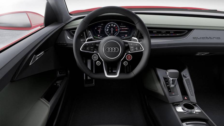 Mesmo com os dados impressionantes de performance, o esportivo apresenta consumo eficiente de combustível, rodando 20 km/l | <a href="https://beta-develop.quatrorodas.abril.com.br/noticias/fabricantes/audi-revela-sport-quattro-laserlight-concept-764934.shtml" rel="migration">Leia mais</a>