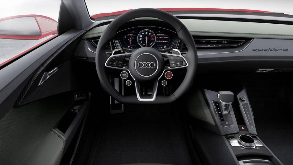 Mesmo com os dados impressionantes de performance, o esportivo apresenta consumo eficiente de combust&iacute;vel, rodando 20 km/l | <a href="https://beta-develop.quatrorodas.abril.com.br/noticias/fabricantes/audi-revela-sport-quattro-laserlight-concept-764934.shtml" rel="migration">Leia mais</a>