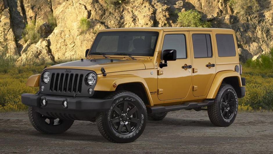 Por fim, o Wrangler Altitude chega baseado na vers&atilde;o Sahara, recebendo grade frontal em preto fosco... | <a href="https://beta-develop.quatrorodas.abril.com.br/noticias/fabricantes/jeep-lanca-edicao-especial-altitude-771178.shtml" rel="migration">Leia mais</a>