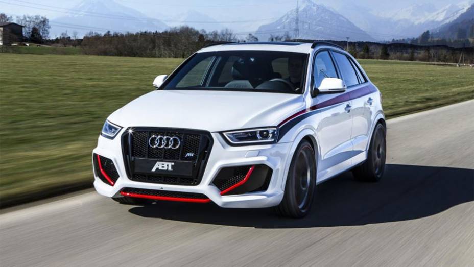 Modelo conta com novos grafismos e desempenho atualizado | <a href="https://beta-develop.quatrorodas.abril.com.br/noticias/saloes/genebra-2014/abt-sportsline-levara-audi-rs-q3-genebra-774947.shtml" rel="migration">Leia mais</a>