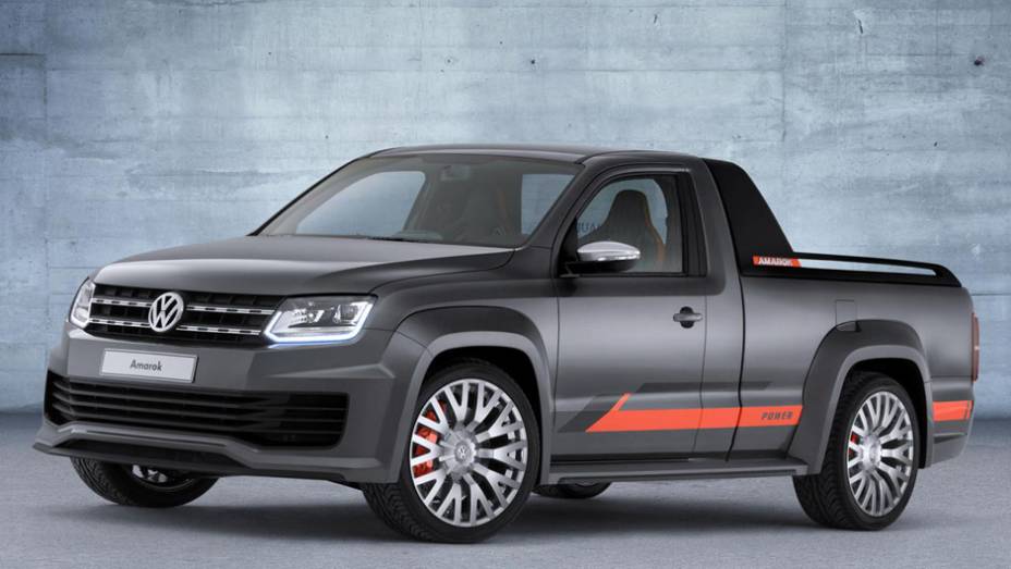 As primeiras imagens do Volkswagen Amarok Power concept chegaram à Internet | <a href="https://beta-develop.quatrorodas.abril.com.br/noticias/fabricantes/surgem-imagens-vw-amarok-power-concept-784231.shtml" rel="migration">Leia mais</a>