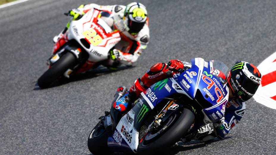 Jorge Lorenzo obteve apenas o quinto posto | <a href="https://beta-develop.quatrorodas.abril.com.br/moto/noticias/motogp-spargaro-surpreende-lidera-sexta-feira-786039.shtml" rel="migration">Leia mais</a>