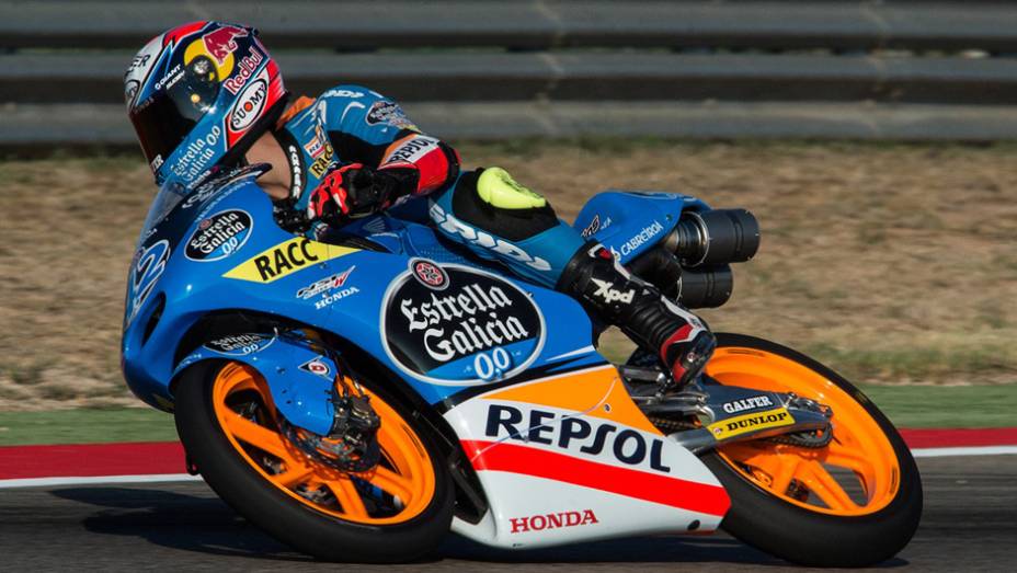 Alex Rins ponteou o pelotão da Moto3 | <a href="https://beta-develop.quatrorodas.abril.com.br/moto/noticias/motogp-dovizioso-lidera-treinos-aragon-802709.shtml" rel="migration">Leia mais</a>