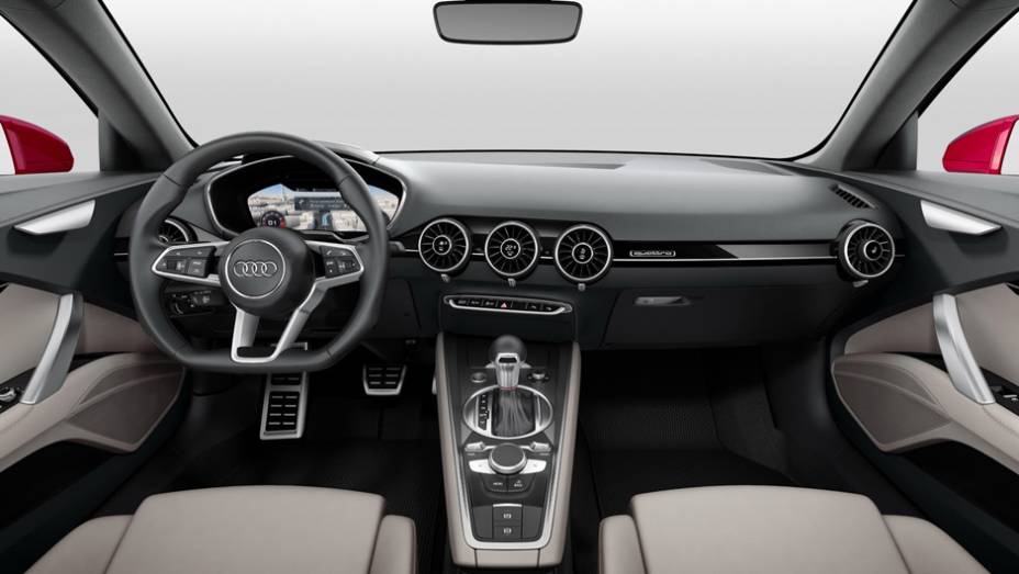 Outro destaque vai para o painel de instrumentos digital de 12,3 polegadas, que é rigorosamente o mesmo do TT convencional | <a href="https://beta-develop.quatrorodas.abril.com.br/noticias/saloes/paris-2014/audi-apresenta-tt-sportback-concept-803458.shtml" rel="migration">Leia mais</a> Outro destaque vai para o painel de instrumentos digital de 12,3 polegadas, que é rigorosamente o mesmo do TT convencional | <a href="https://beta-develop.quatrorodas.abril.com.br/noticias/saloes/paris-2014/audi-apresenta-tt-sportback-concept-803458.shtml" rel="migration">Leia mais</a>