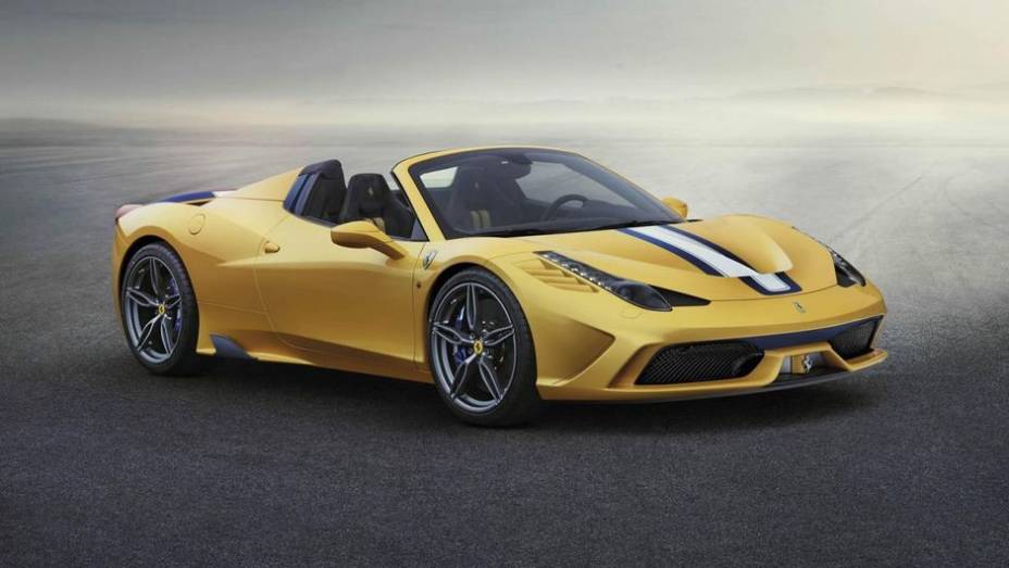 A Ferrari já apresentou a 458 Speciale Aperta | <a href="https://beta-develop.quatrorodas.abril.com.br/noticias/saloes/paris-2014/ferrari-divulga-imagens-458-speciale-aperta-802402.shtml" rel="migration">Leia mais</a>