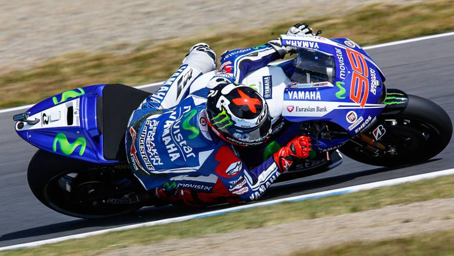 Jorge Lorenzo obteve a segunda posição | <a href="https://beta-develop.quatrorodas.abril.com.br/moto/noticias/motogp-dovizioso-mais-rapido-motegi-805474.shtml" rel="migration">Leia mais</a>