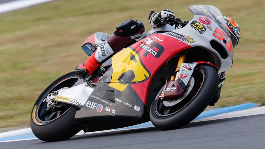 Esteve Rabat liderou a Moto2 | <a href="https://beta-develop.quatrorodas.abril.com.br/moto/noticias/motogp-dovizioso-mais-rapido-motegi-805474.shtml" rel="migration">Leia mais</a>