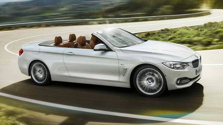 O visual &eacute; praticamente id&ecirc;ntico ao do S&eacute;rie 4 Coup&eacute;, mas sem o teto - &eacute; claro | <a href="https://beta-develop.quatrorodas.abril.com.br/noticias/fabricantes/bmw-lanca-serie-4-conversivel-756972.shtml" rel="migration">Leia mais</a>